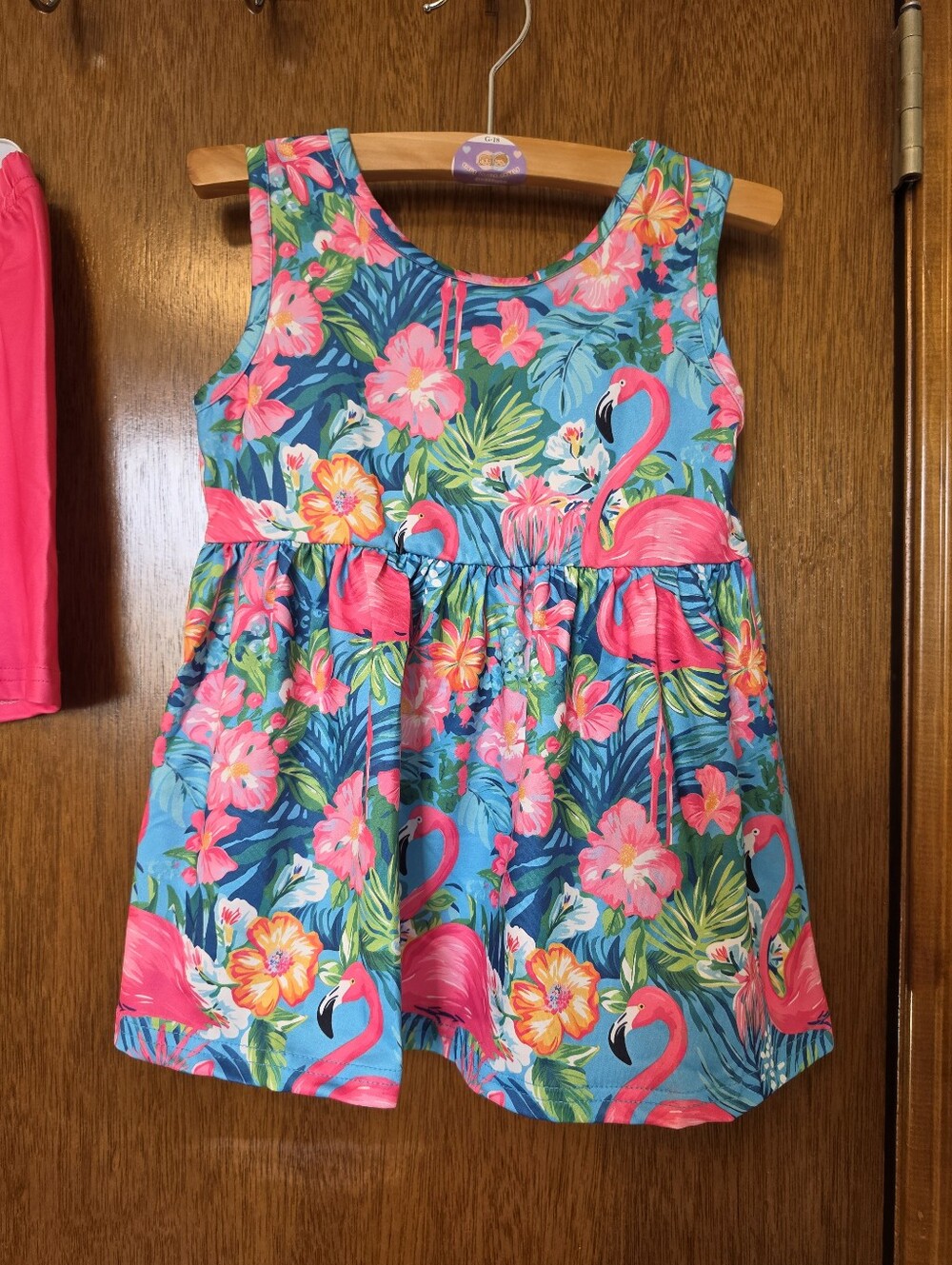 Pete + Lucy "Flamingo Fling" Dress Girls Floral Matching Set NWT